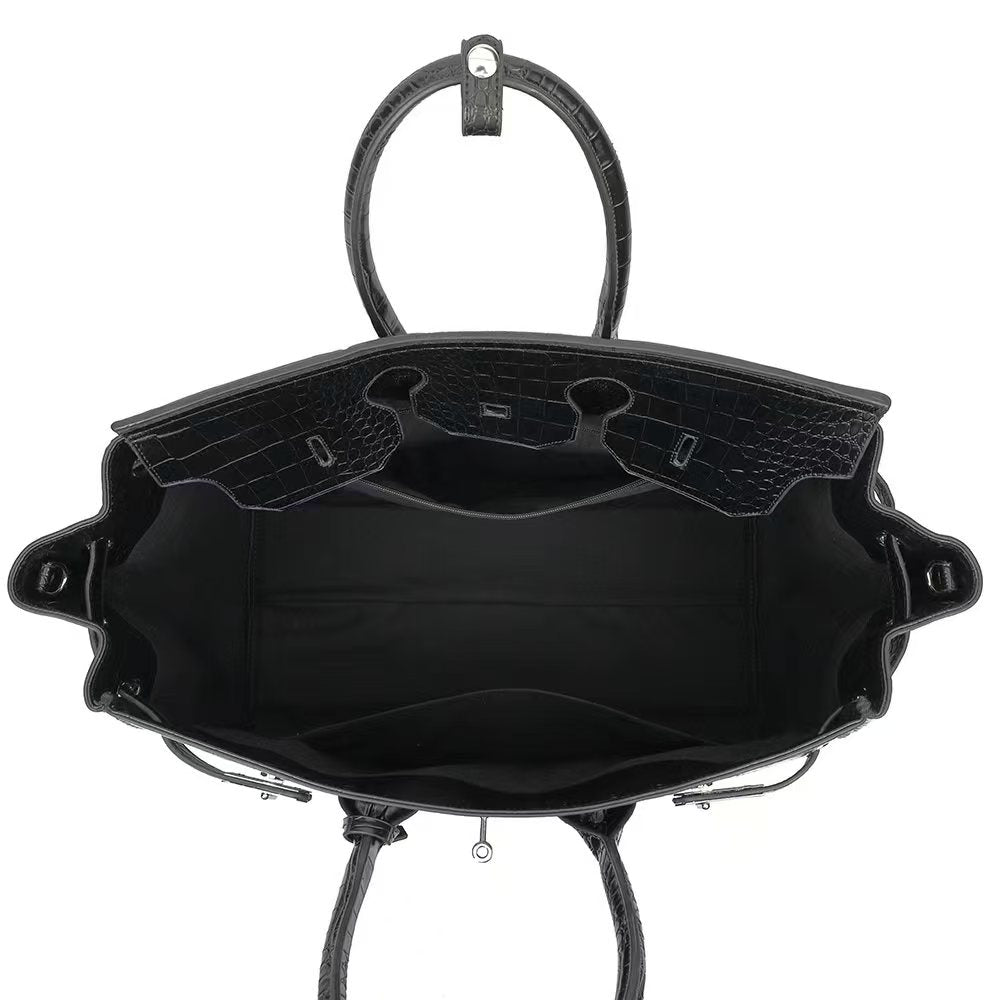 The Executive Croc Tote
