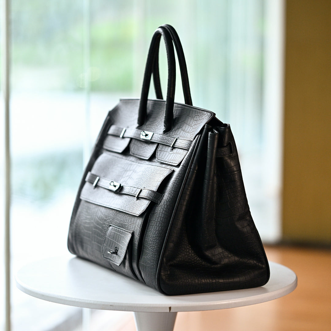 The Executive Croc Tote