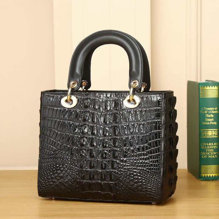 Mini Croc Leather Handbag