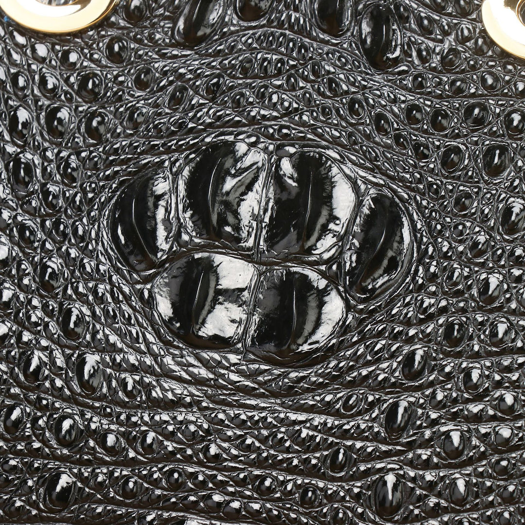Mini Croc Leather Handbag