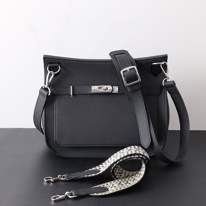 Premium Cowhide Leather Shoulder Bag