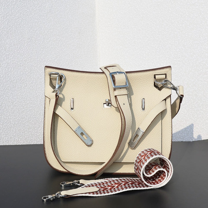 Premium Cowhide Leather Shoulder Bag