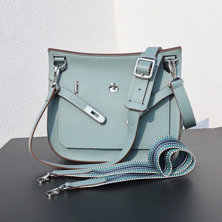 Premium Cowhide Leather Shoulder Bag