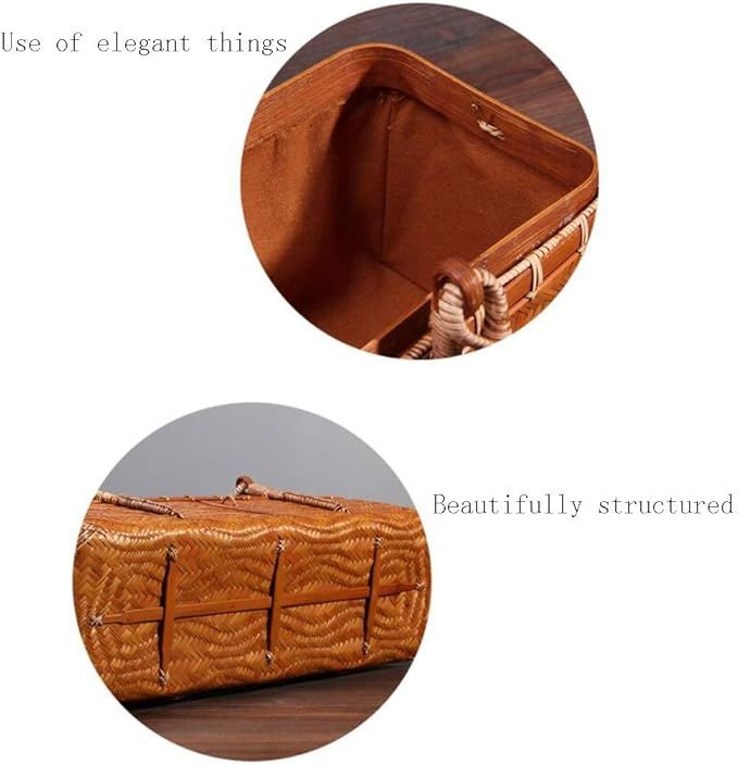 Brown textured handbag with close-up of interior on a white background