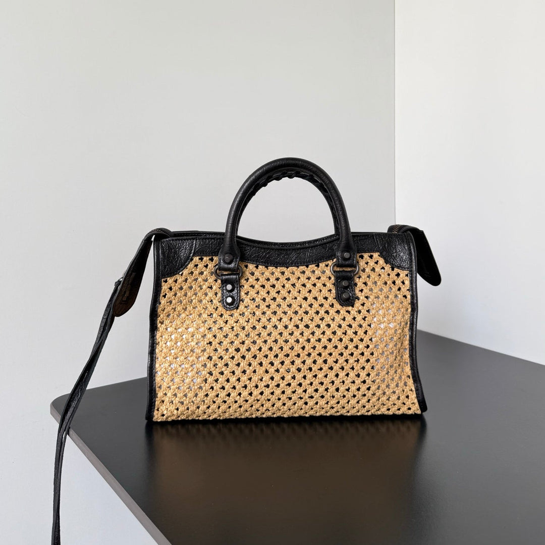 Raffia Texture Summer Tote | Chic Beach to City Handbag