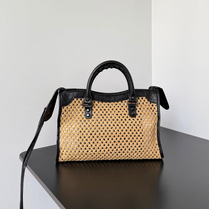 Raffia Texture Summer Tote | Chic Beach to City Handbag