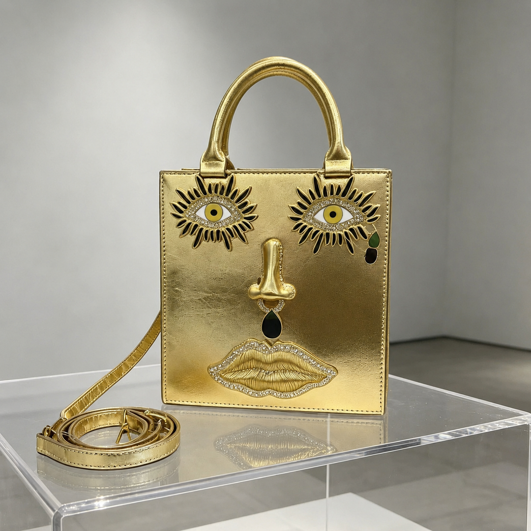 Artistic Face Handbag