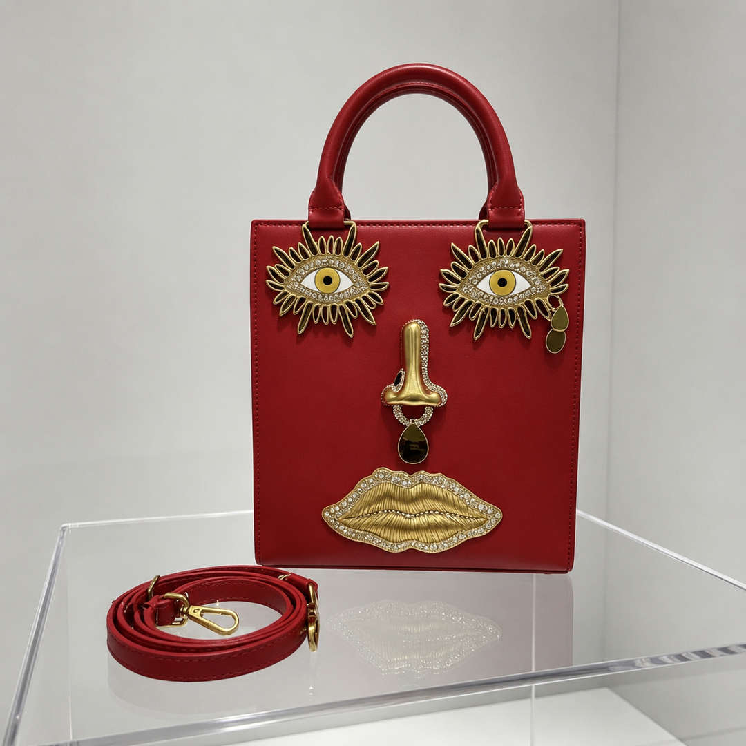 Artistic Face Handbag