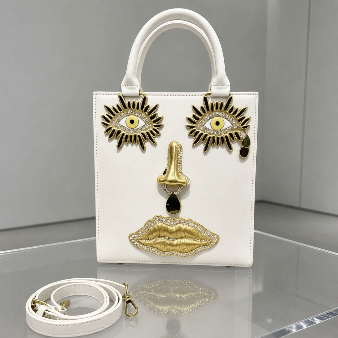 Artistic Face Handbag