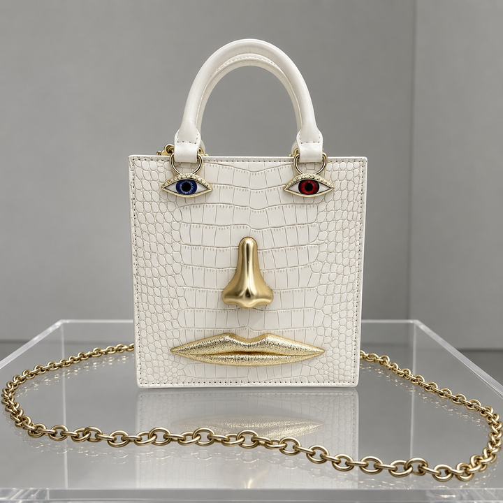 Artistic Face Handbag