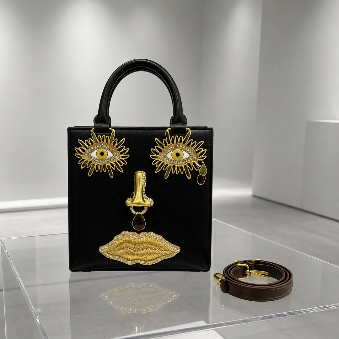 Artistic Face Handbag