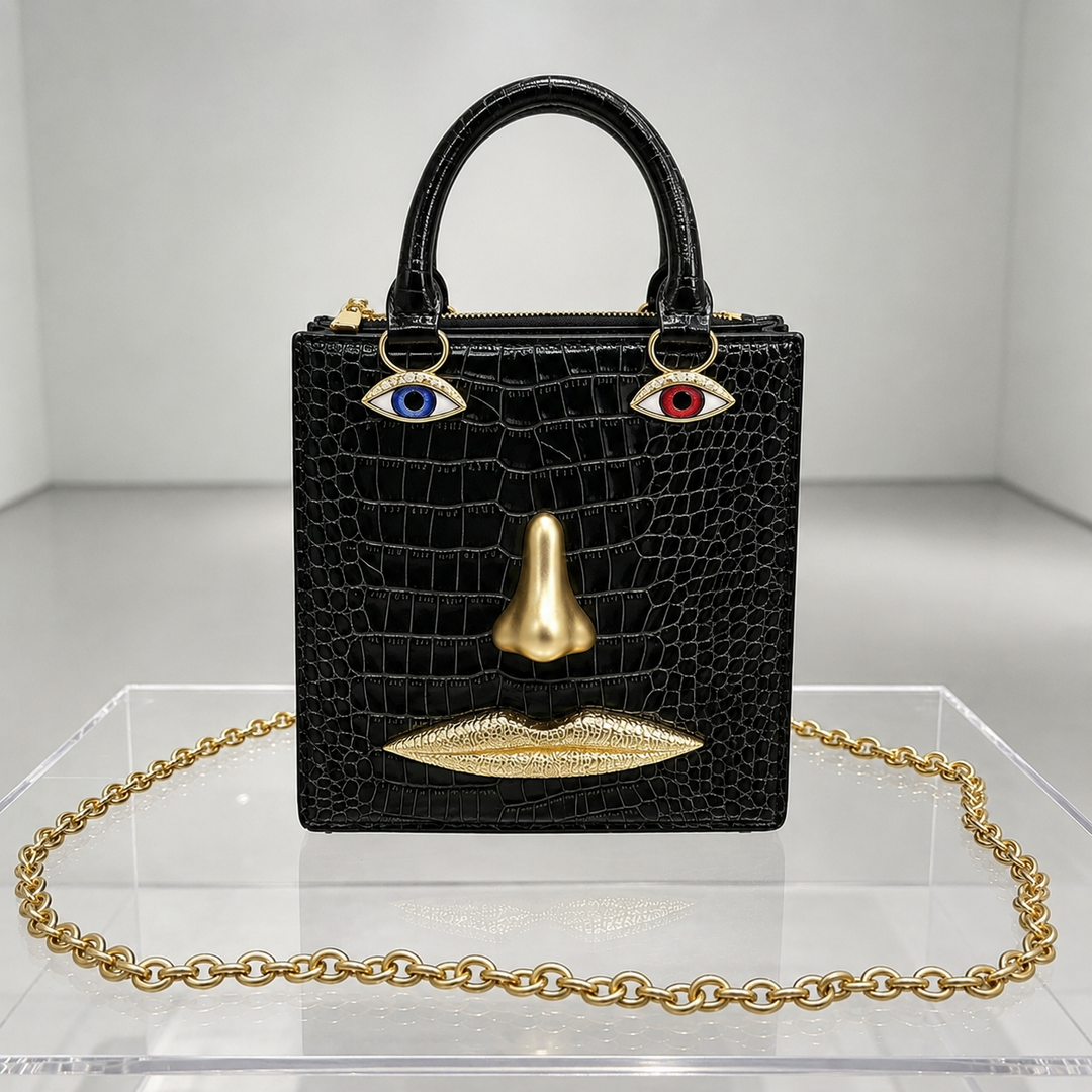 Artistic Face Handbag