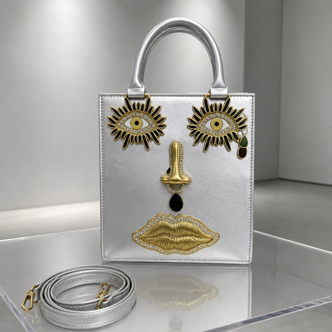 Artistic Face Handbag