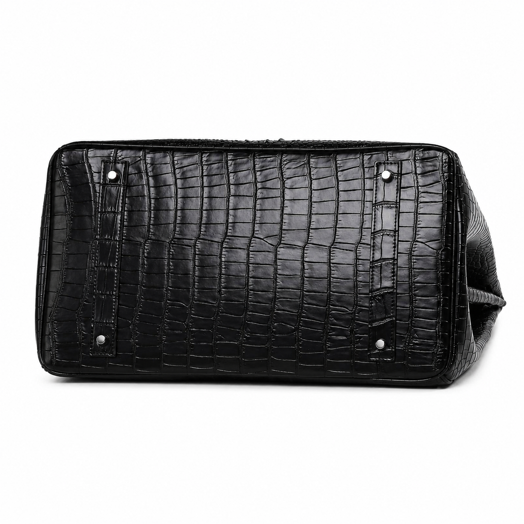 The Matte Croc Grand Tote