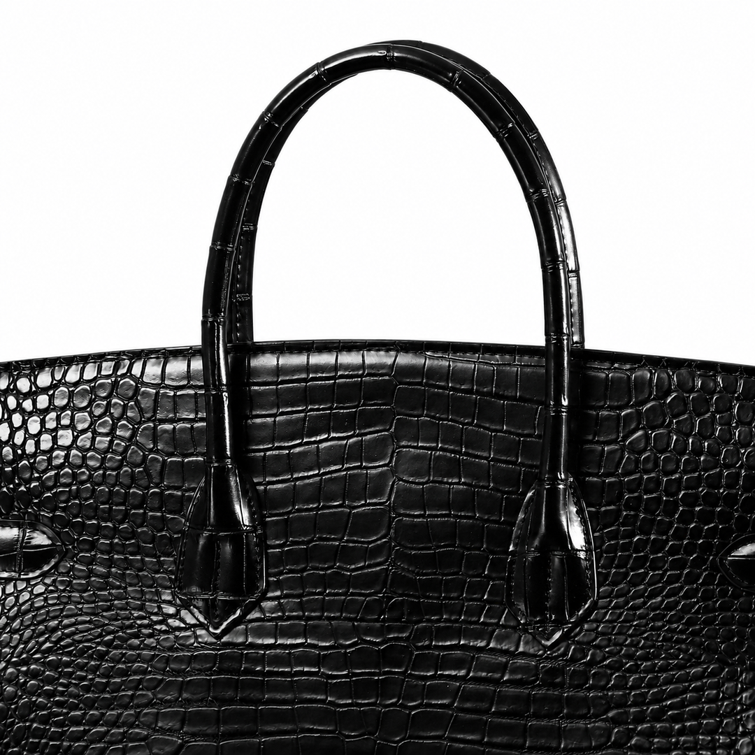The Matte Croc Grand Tote