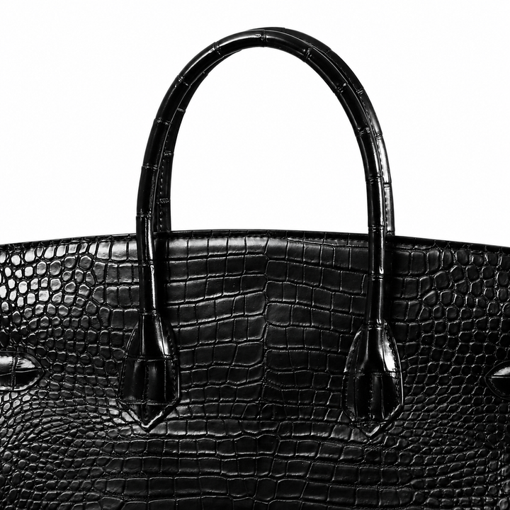 The Matte Croc Grand Tote
