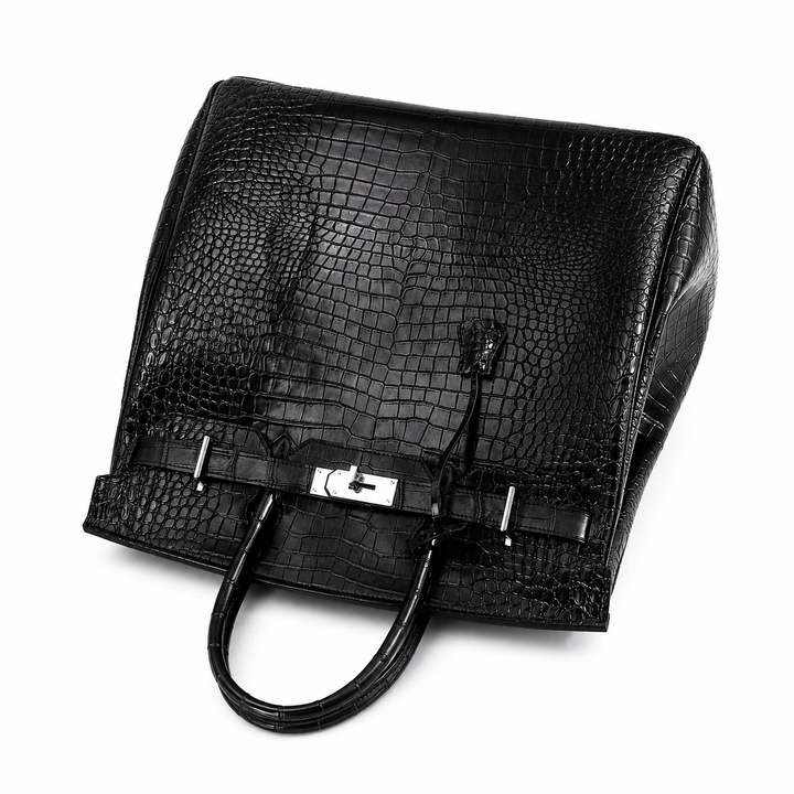 The Matte Croc Grand Tote