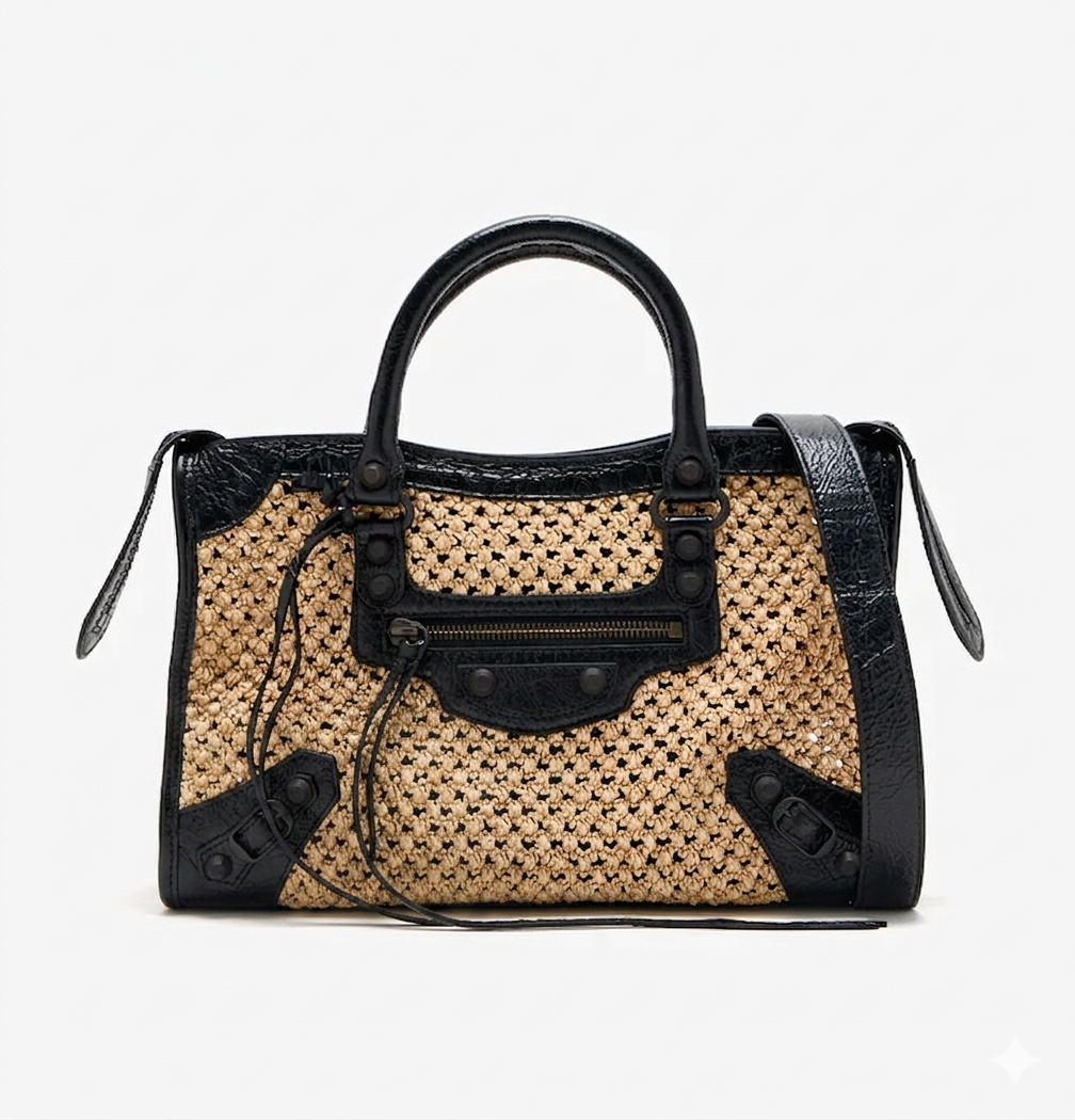Raffia Texture Summer Tote | Chic Beach to City Handbag