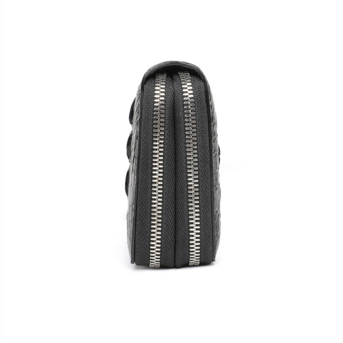 Croc wallet side view