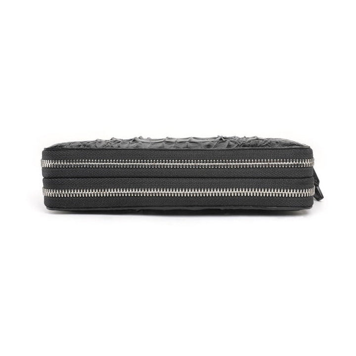 Double zip wallet interior